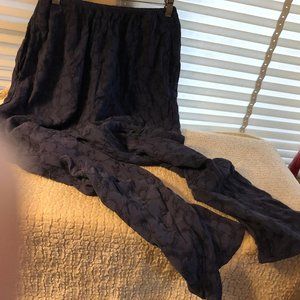 Cut Loose pants, elastic waist, size M (runs a bit large), deep purple